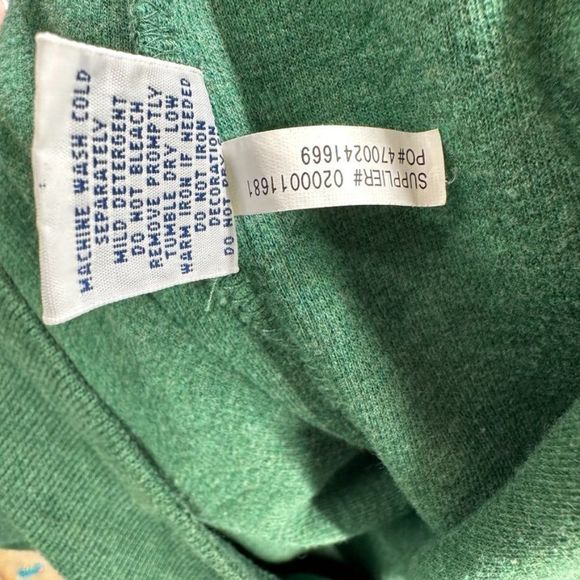 Polo Ralph Lauren Quarter Zip Men's Size XXL Long Sleeve Green Sweater - Picture 6 of 10